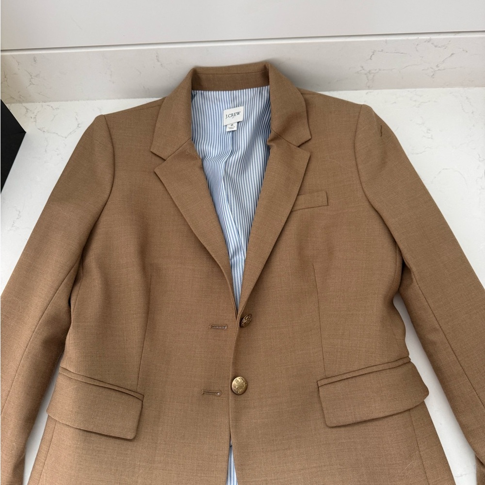 J. Crew Women's Camel Blazer